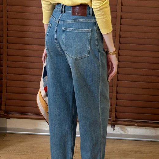 【不换不退】良木礼日常阔腿牛仔裤(8273) 商品图2