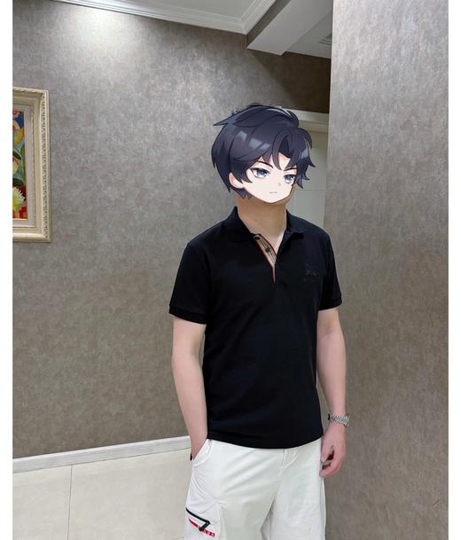 BUR战马刺绣三粒扣珠地Polo衫 纯棉大网孔蜂窝编织珠地 商品图9