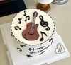【臻品系列】--【吉他手】送男士生日蛋糕 商品缩略图0