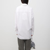 lost in echo2025春夏新款设计师品牌经典廓形多纽扣白色长袖衬衫 商品缩略图3