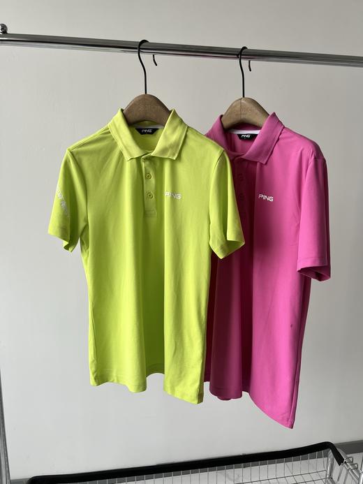 PIN G原单男款POLO衫，超级夏天的颜色，领子有设计感，韩国🇰🇷面料，超舒服，袖子印花，推荐款！ 商品图0