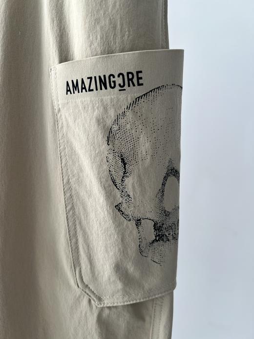 米色码齐！25新款AM家高尔夫🏌‍♀裤子，纯原单货，韩国🇰🇷客供面料，质感超好，弹力大，凉感，透气，挺括有型，不爱起皱！兜立体印花，质感满满，裤脚罗纹，有弹力，超舒服！自留推荐款！ 商品图3