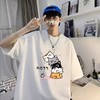 工厂直促价【100%棉】情侣（叠叠猫-大图）柯式印花短袖T恤-喜出 商品缩略图3