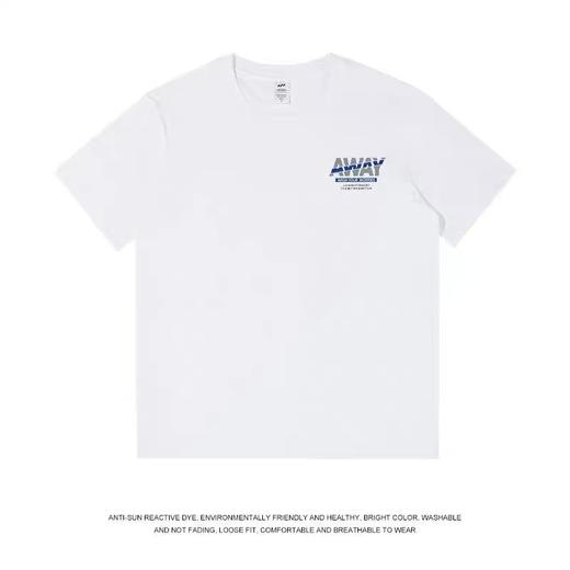 工厂直促价【100%棉】情侣（AWAY涂鸦-侧标）柯式印花短袖T恤-喜出 商品图7