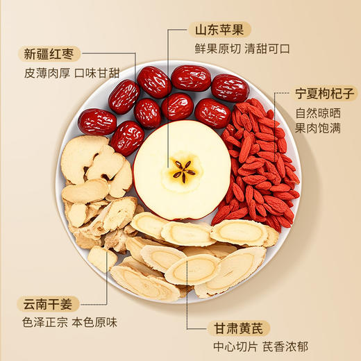 雷允上苹果黄芪茶100g(10g*10包）/袋 商品图1