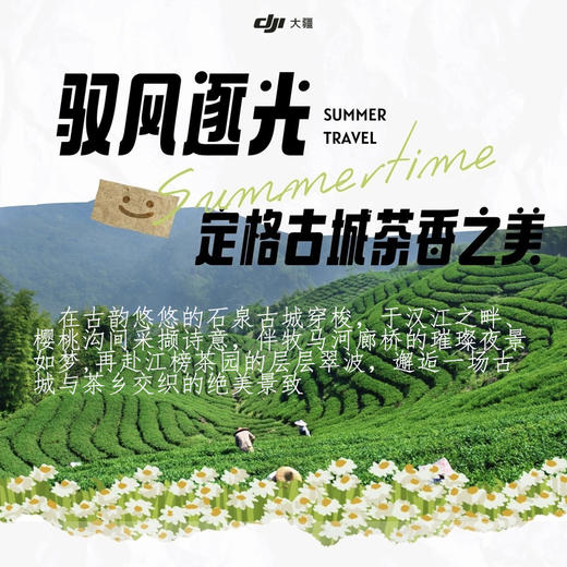 DJI大疆 驭风逐光,定格古城茶香之美-陕南石泉西乡之旅 商品图0