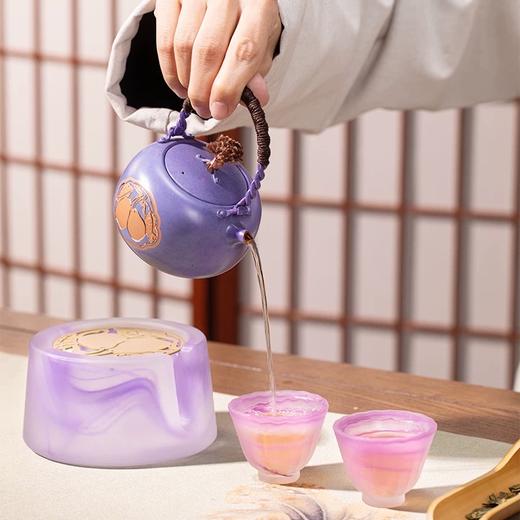 朱炳仁·铜-没压梨茶礼套组 | 国大师监制，灵感源于沈周花果写生 商品图1