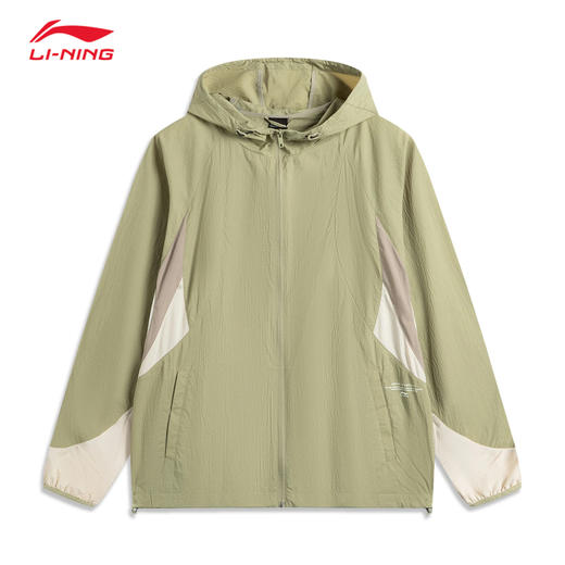 李宁运动潮流系列男子冰感舒适防晒宽松运动风衣AFDV827 商品图7