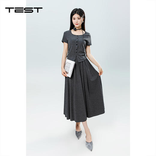 夏上新时尚修身优雅显瘦套装裙4252026 商品图4