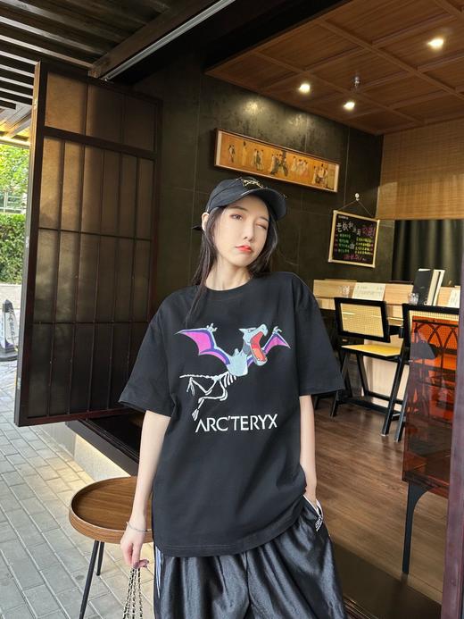 茑家限定小恐龙印花短袖T恤 商品图0