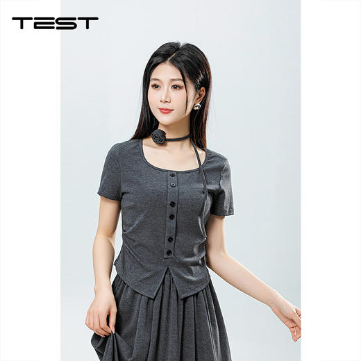 夏上新时尚修身优雅显瘦套装裙4252026 商品图0