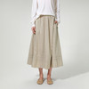 ROMI STUDIO“法式优雅”100%长绒棉砂洗轻薄加软A字半裙 24S3Q1017 商品缩略图0