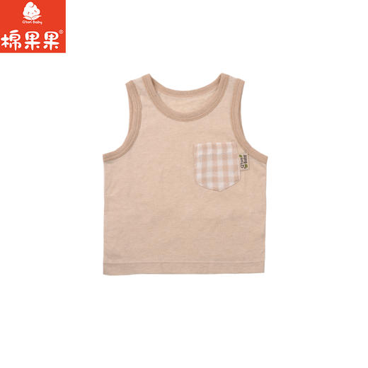 棉果果夏季彩棉纯棉家居背心M201170199220 商品图0