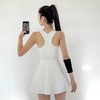 跃牌【瑜堂系列】拉链连体运动裙防走光打底户外跑步健身运动连衣裙JYMQ041 商品缩略图4