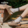 预售7天|Safiya/索菲娅2025新潮绑带洞洞鞋复古休闲百搭透气勃肯凉鞋SFD2115404 商品缩略图2