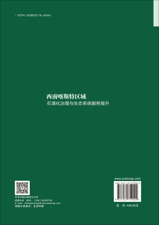 西南喀斯特区域石漠化治理与生态系统服务提升 商品图1