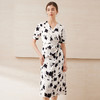 EITIE爱特爱优雅新中式墨染诗意收腰显瘦气质连衣裙2025夏季新款B2507674 商品缩略图2