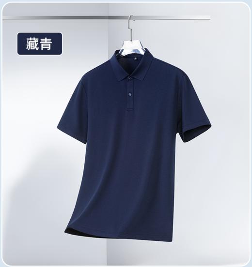【棉麻纯色翻领短袖POLO衫】夏季新款7A抗菌短袖T恤  男女同款 商品图4