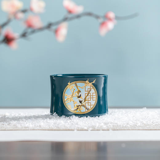 因为有你 温暖四季｜《温暖四季》感温变色茶杯｜春夏秋冬 四季杯 礼品杯 感温变色杯 竹节杯 商品图4