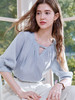 【百图lulu定制】【香颂衬衫】 法式设计感  抽褶五分袖   衬衫 商品缩略图2