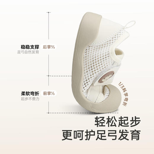 英氏儿童鞋夏季透气婴幼儿网面女童休闲鞋软底防滑稳步鞋男童板鞋 商品图2