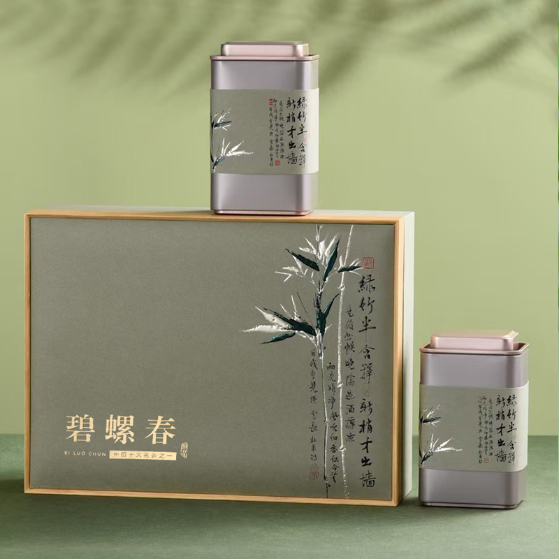 泥巴哥碧螺春2026新茶明前春茶绿茶一级嫩芽礼盒250g礼品送礼春意