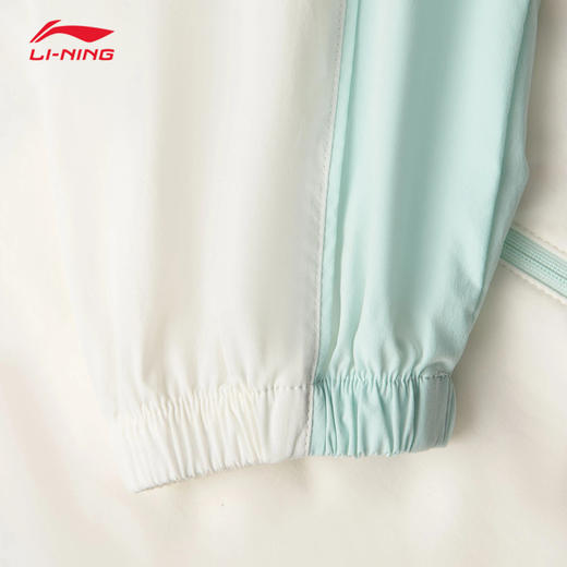 【L断码】李宁运动潮流系列女子冰感舒适防晒宽松运动风衣AFDV994【库存有限，如无货将做退款，介意慎拍！】 商品图4