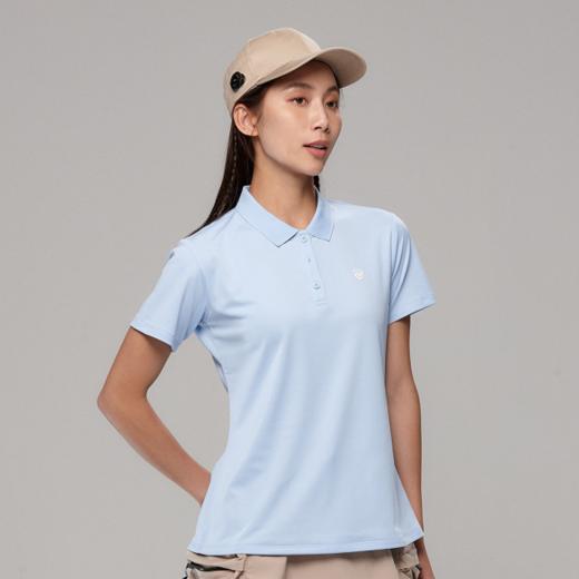 【徒步中国】诺诗兰女式云夏翻领T恤 NTSDH2387E 商品图1