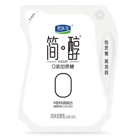 君乐宝 简醇0添加蔗糖酸牛奶 180g/包