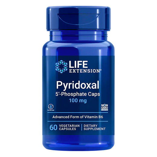 沿寿LIFE EXTENSION Pyridoxal 5'-Phosphate Caps 100mg（维生素B6）60粒 商品图0