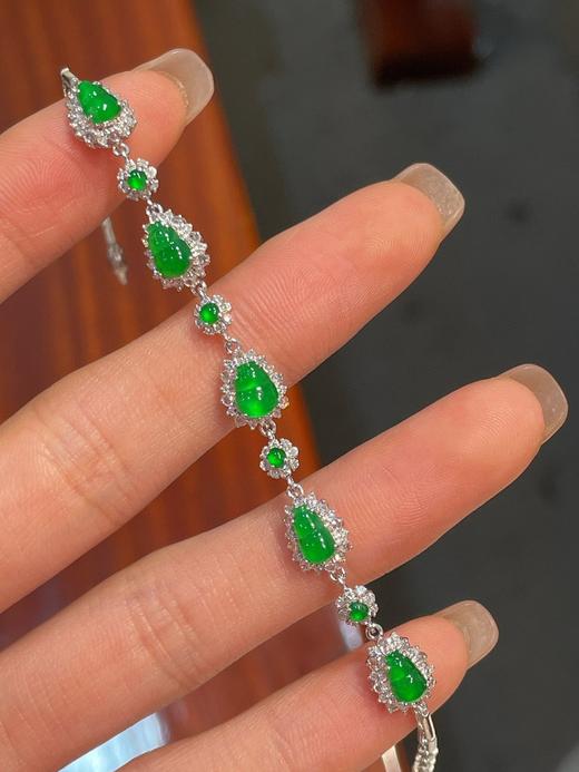 葫芦翡翠手链 商品图3