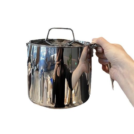 【德国贵族体验滤油壶】316不锈钢油壶猪油罐滤油壶带盖网厨房过滤油渣神器 商品图5