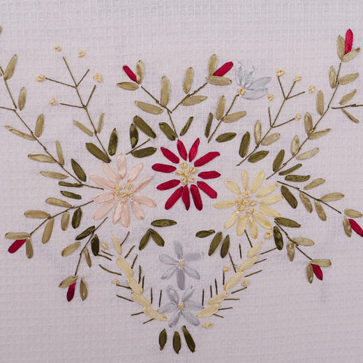 丝带绣空调罩套立式布艺简约防尘罩开机不取全包罩套室内柜机套 商品图2