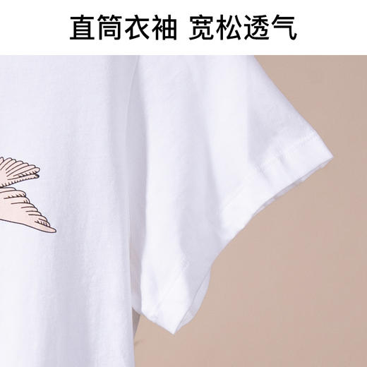 【超值套餐】爱帝女士夏季薄款亲肤棉印花短袖家居套装 商品图3