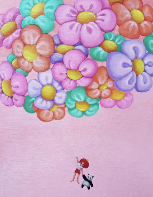 山谷里《抓住快乐去飞翔》原作 商品图0