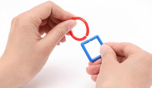 七色花 逻辑连环扣QD10401-AR连环扣小组（袋装约40件） 商品图1