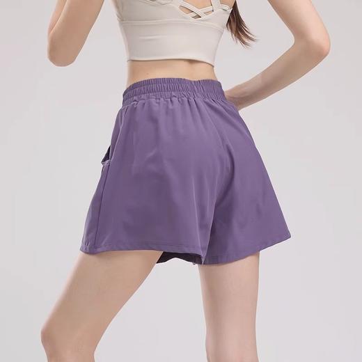 跃牌【瑜堂系列】运动短裤女夏季休闲跑步户外健身裤高腰提臀居家短裤JYMA072 商品图4