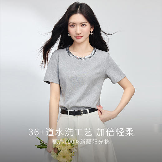 熙世界学院风白色百褶半身裙女夏2025新款百搭小个子纯棉a字短裙 商品图1