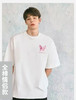 工厂直促价【100%棉】情侣（樱花蝴蝶-侧标）柯式印花短袖T恤-喜出 商品缩略图1