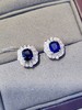 1.99ct刻面蓝宝石耳钉 商品缩略图1
