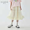 棵初2025夏季新款亲子中大女童网纱半裙蓬蓬裙植绒波点全棉里衬 商品缩略图0