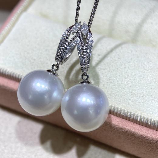 12mm-13mm澳白耳坠 商品图1