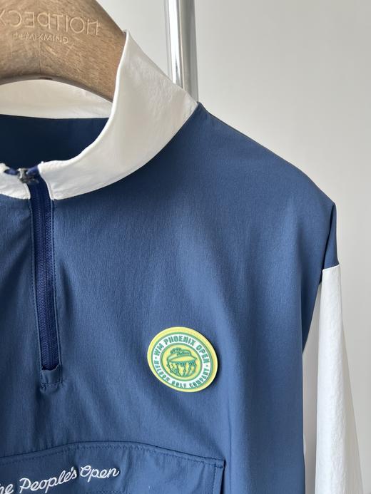 25新款，MB家原单高尔夫外套，联名款，超级精致的小短款，客供面料，有弹力，舒服透气，日常打球穿特别适合，胸前撞色L OGO，拼色设计，年轻时尚，数量不多！下单速度哦！ 商品图3