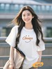 工厂直促价【100%棉】情侣（CH笑脸橙-大图）柯式印花短袖T恤-喜出 商品缩略图0