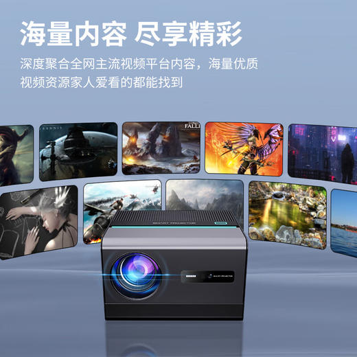 索飞MX-20 新款超高清投影仪家用办公投影机1080P 旗舰版 灰色【鲜知30.0】 商品图4
