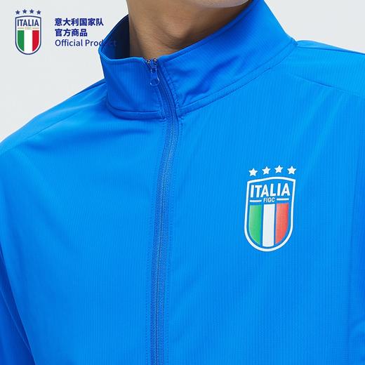 【官方正版】意大利国家队 | 蓝色拉链训练外套薄款两侧散热排汗面料 商品图4