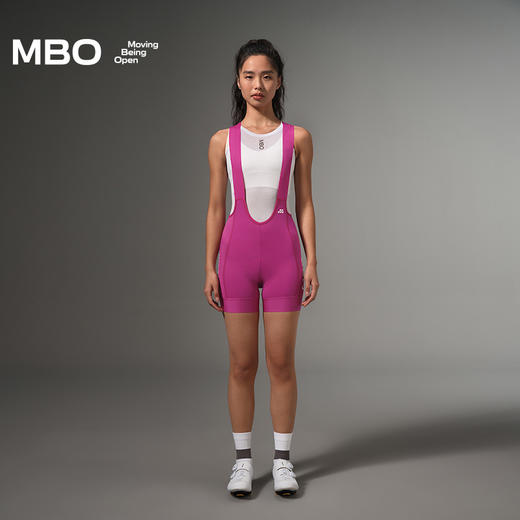 MBO女子背带骑行裤短裤 T523性能美学背带骑行三分裤（经销商专拍链接，非经销商拍单不发货) 商品图3