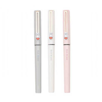 晨光(M&G)文具0.5mm黑色中性笔 米菲系列直液式签字笔 全针管水笔 12支/盒FRPB1803 商品图3