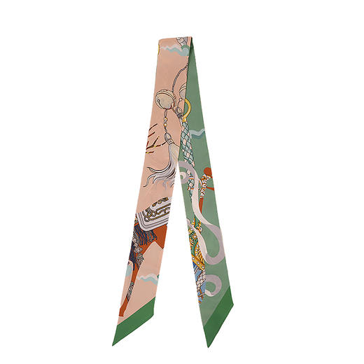 敦煌研究院 【斜巾丝巾】 围巾发带包绑带时尚文艺装饰丝巾礼物伴手礼 商品图3