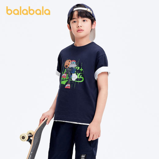 【设计师SICO】巴拉巴拉童装儿童短袖t恤男童夏装纯棉舒适上衣潮 商品图2